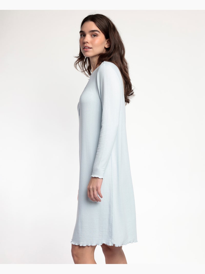 ADMAS CLASSIC Camisola Manga Larga Tapeta Romantic para Mujer Azul - Kiabi