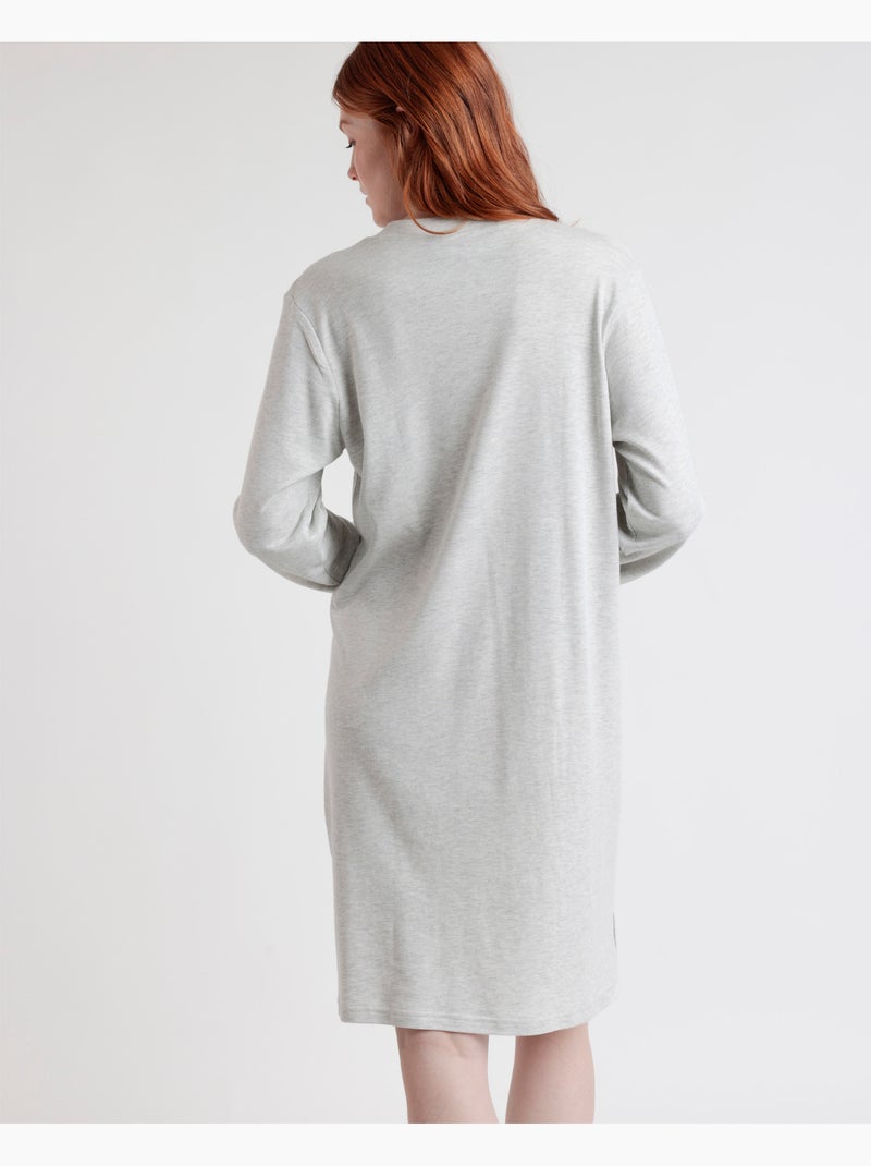 ADMAS CLASSIC Camisola Manga Larga Winter Classic para Mujer Gris perla - Kiabi