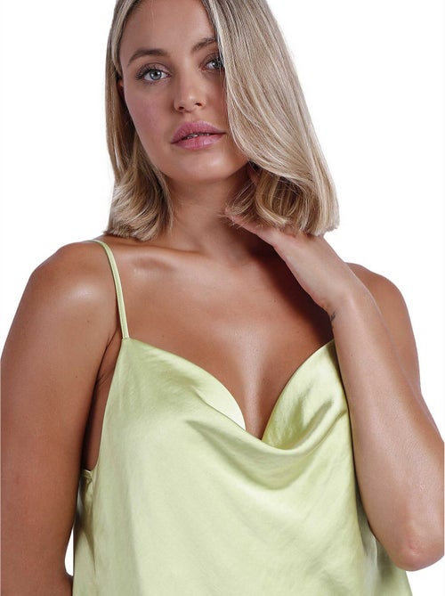 ADMAS CLASSIC Camisola Novia Tirantes Satin Luxe para Mujer - Kiabi ADMAS CLASSIC Camisola Novia Tirantes Satin Luxe para Mujer - Kiabi