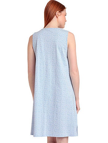 ADMAS CLASSIC Camisola Sin Mangas Classic Blue Flowers para Mujer