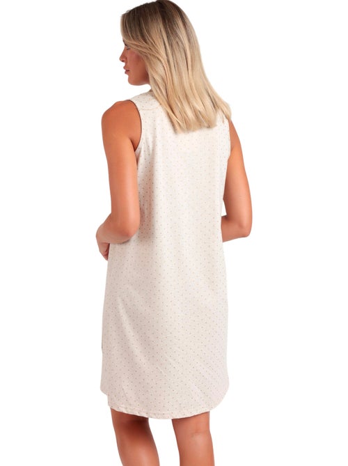 ADMAS CLASSIC Camisola Sin Mangas Organic Dots para Mujer - Kiabi ADMAS CLASSIC Camisola Sin Mangas Organic Dots para Mujer - Kiabi