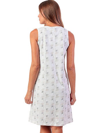 ADMAS CLASSIC Camisola Sin mangas White & Grey para Mujer