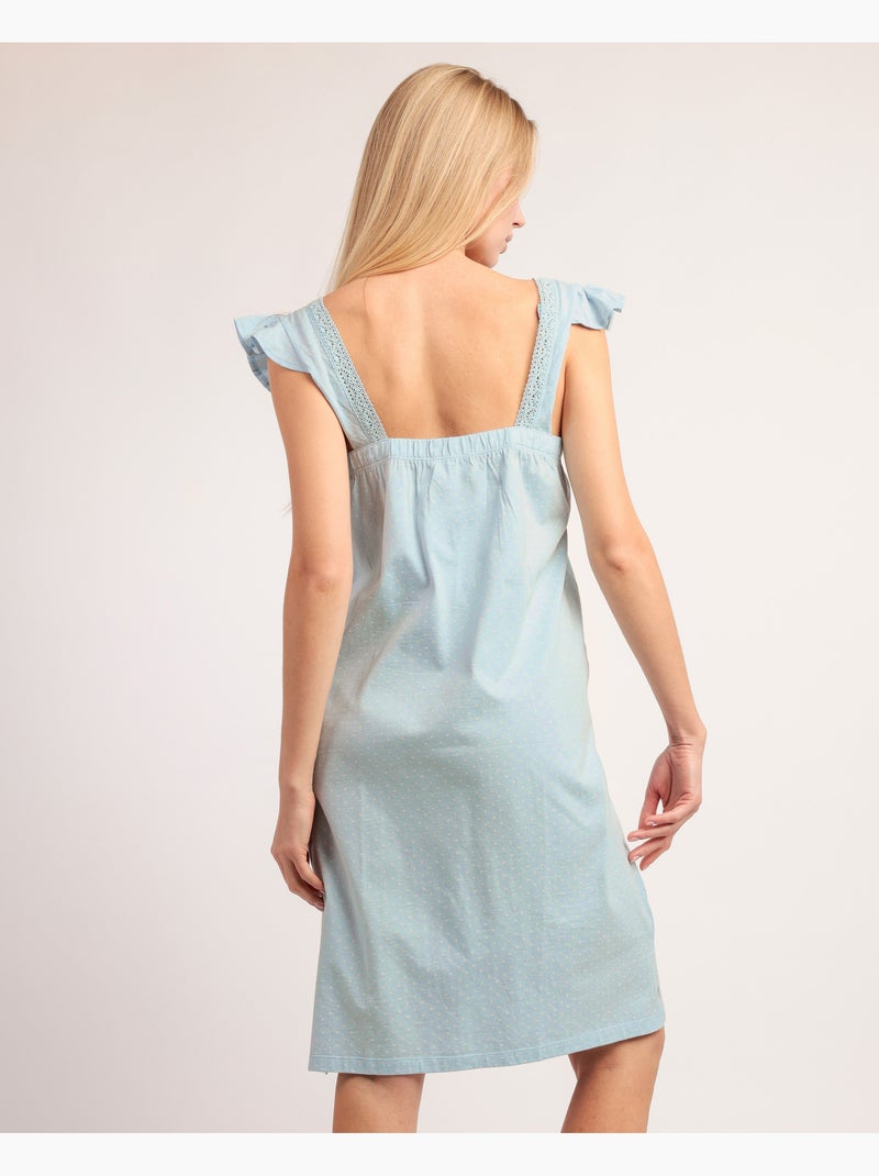 ADMAS CLASSIC Camisola Tirantes Dream Dots para Mujer Azul cielo - Kiabi