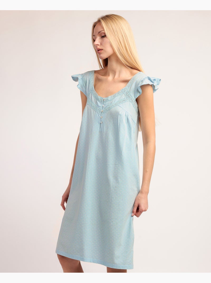 ADMAS CLASSIC Camisola Tirantes Dream Dots para Mujer Azul cielo - Kiabi