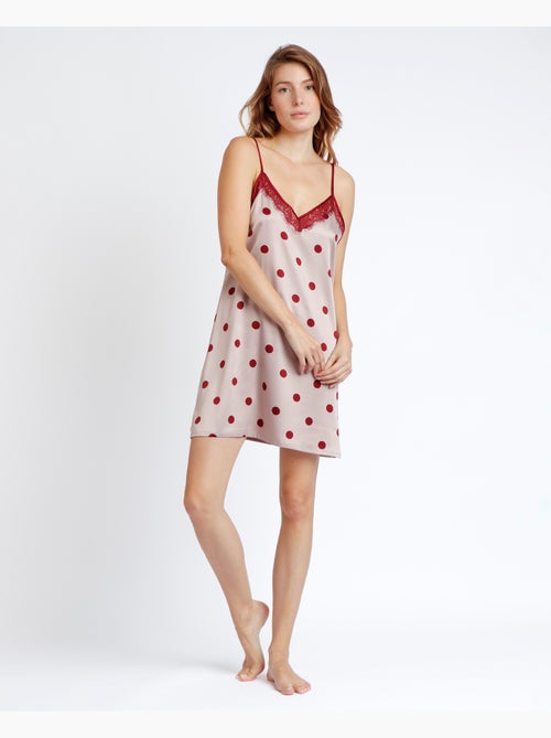 ADMAS CLASSIC Camisola Tirantes Elegant Dots para Mujer - Kiabi ADMAS CLASSIC Camisola Tirantes Elegant Dots para Mujer - Kiabi