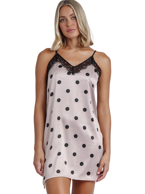 ADMAS CLASSIC Camisola Tirantes Elegant Dots para Mujer - Kiabi ADMAS CLASSIC Camisola Tirantes Elegant Dots para Mujer - Kiabi