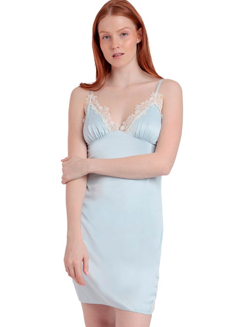 ADMAS CLASSIC Camisola Tirantes Guipur para Mujer - Kiabi ADMAS CLASSIC Camisola Tirantes Guipur para Mujer - Kiabi