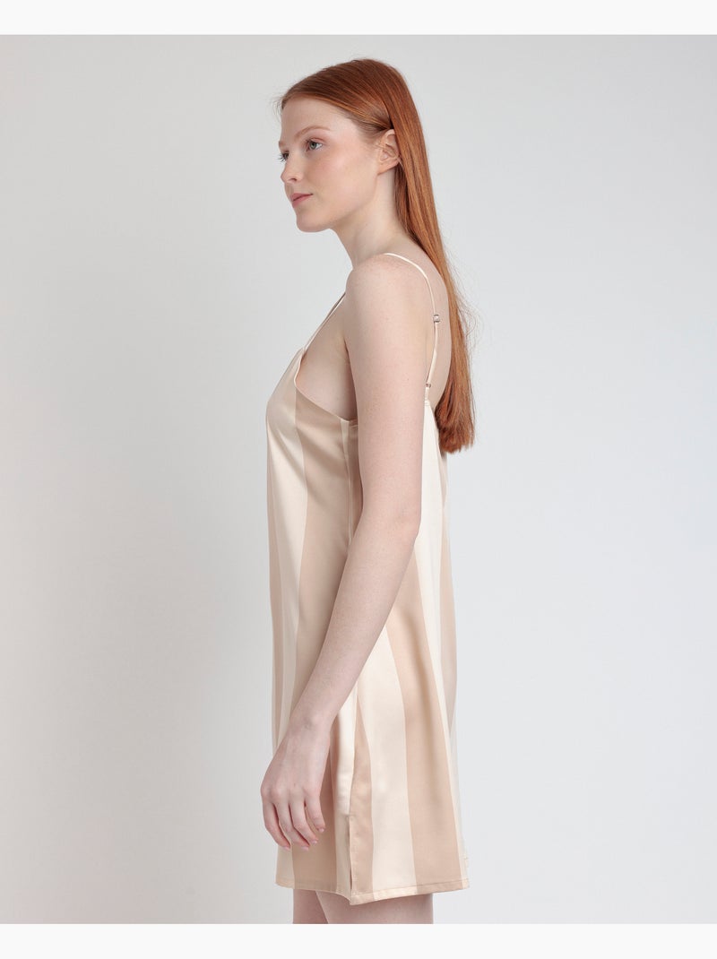 ADMAS CLASSIC Camisola Tirantes Luxe Stripes para Mujer Oro - Kiabi