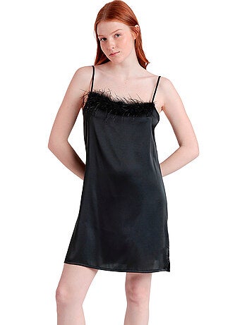 ADMAS CLASSIC Camisola Tirantes Plumas Marabu Christmas para Mujer