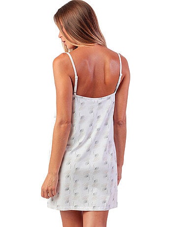 ADMAS CLASSIC Camisola Tirantes White & Grey para Mujer