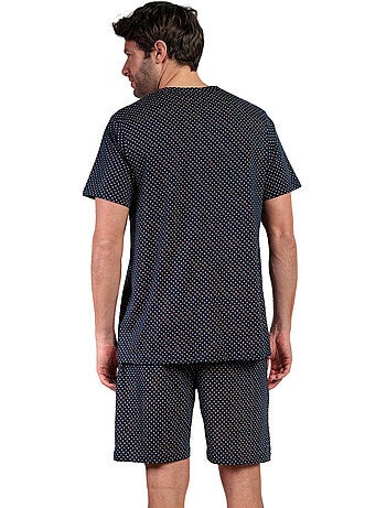 ADMAS CLASSIC Pijama Abierto Manga Corta Leather para Hombre