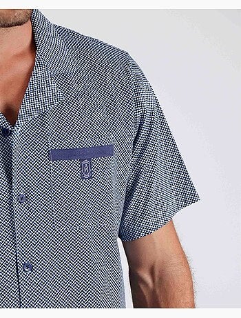 ADMAS CLASSIC Pijama Abierto Manga Corta Mercury para Hombre