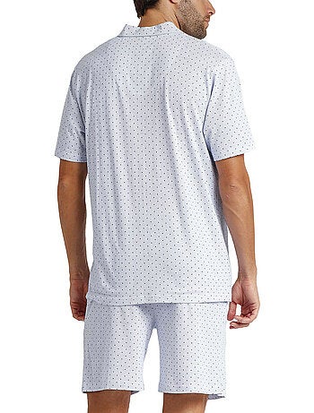 ADMAS CLASSIC Pijama Abierto Manga Corta Stripes & Dots para Hombre