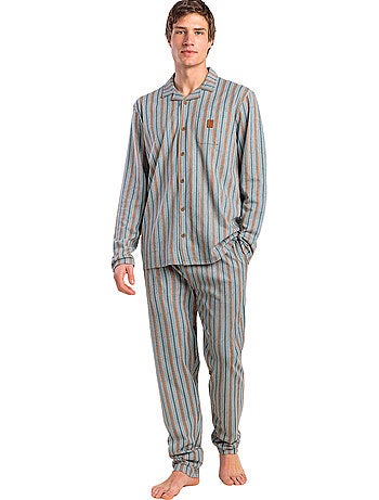 ADMAS CLASSIC Pijama Abierto Manga Larga Caribou para Hombre