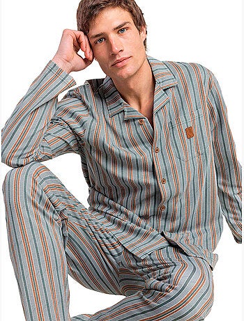 ADMAS CLASSIC Pijama Abierto Manga Larga Caribou para Hombre