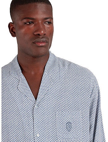 ADMAS CLASSIC Pijama Abierto Manga Larga Classic Spiga para Hombre