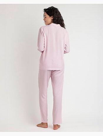 ADMAS CLASSIC Pijama Abierto Manga Larga Classic Spiga para Mujer