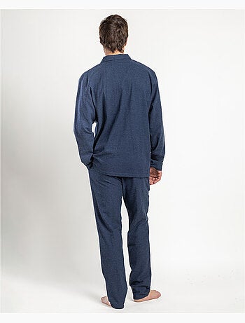 ADMAS CLASSIC Pijama Abierto Manga Larga Denim para Hombre