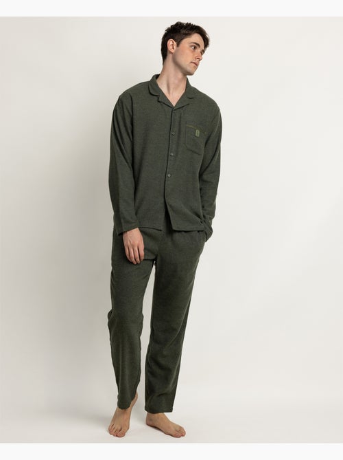 ADMAS CLASSIC Pijama Abierto Manga Larga Denim para Hombre - Kiabi