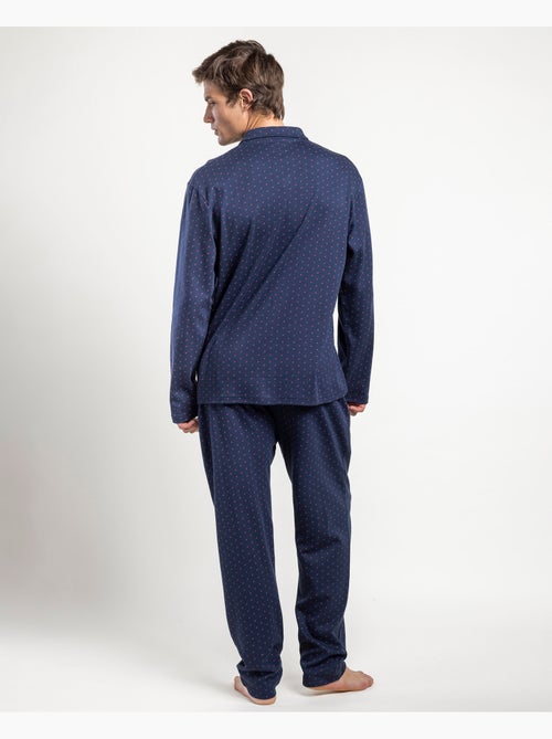 ADMAS CLASSIC Pijama Abierto Manga Larga Edges para Hombre - Kiabi ADMAS CLASSIC Pijama Abierto Manga Larga Edges para Hombre - Kiabi