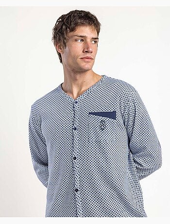 ADMAS CLASSIC Pijama Abierto Manga Larga Frostline para Hombre