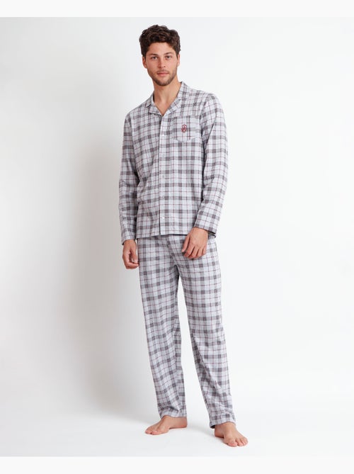 ADMAS CLASSIC Pijama Abierto Manga Larga Garnet Style para Hombre - Kiabi ADMAS CLASSIC Pijama Abierto Manga Larga Garnet Style para Hombre - Kiabi
