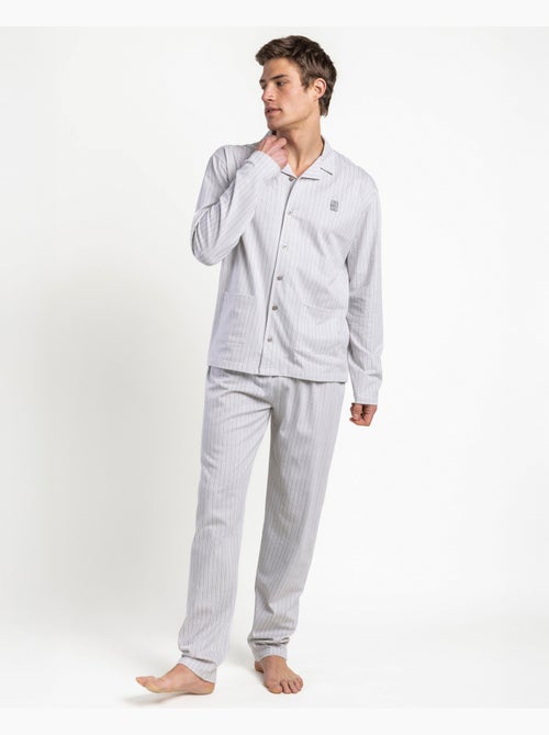 ADMAS CLASSIC Pijama Abierto Manga Larga Heritage para Hombre - Kiabi