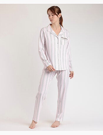 ADMAS CLASSIC Pijama Abierto Manga Larga Magic Time para Mujer