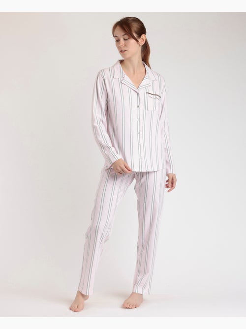 ADMAS CLASSIC Pijama Abierto Manga Larga Magic Time para Mujer - Kiabi