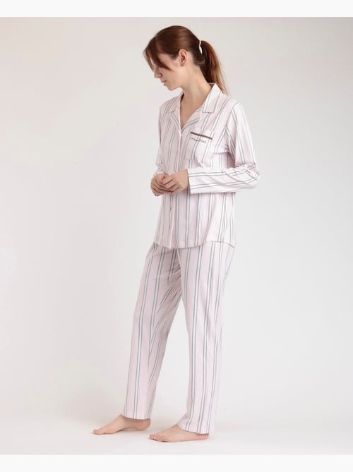 ADMAS CLASSIC Pijama Abierto Manga Larga Magic Time para Mujer - Kiabi