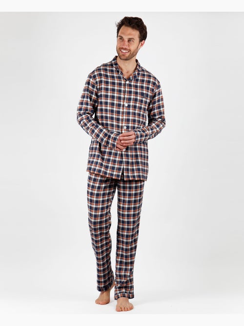 ADMAS CLASSIC Pijama Abierto Manga Larga Mountain Check para Hombre - Kiabi