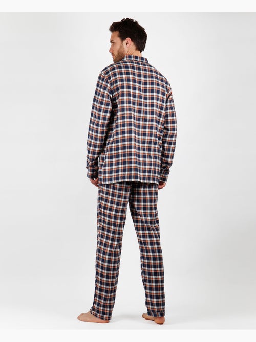 ADMAS CLASSIC Pijama Abierto Manga Larga Mountain Check para Hombre - Kiabi