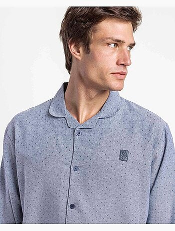 ADMAS CLASSIC Pijama Abierto Manga Larga Stone para Hombre