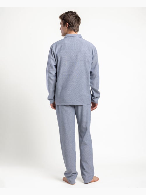 ADMAS CLASSIC Pijama Abierto Manga Larga Stone para Hombre - Kiabi