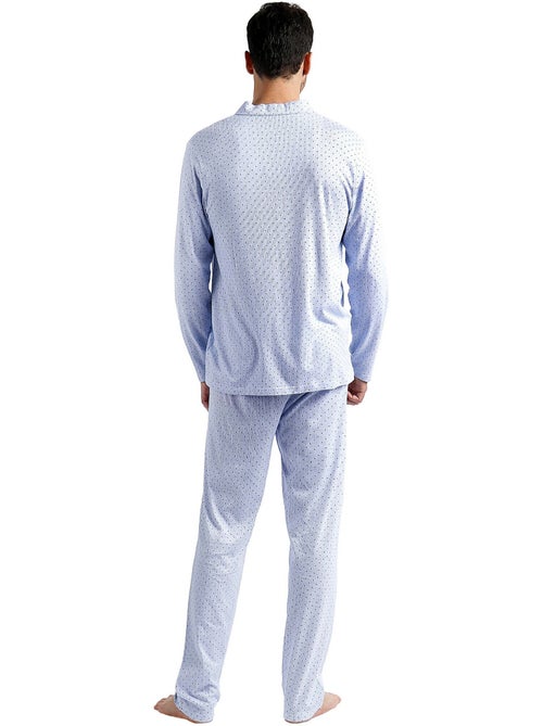 ADMAS CLASSIC Pijama Abierto Manga Larga Stripes - Dots para Hombre - Kiabi ADMAS CLASSIC Pijama Abierto Manga Larga Stripes - Dots para Hombre - Kiabi