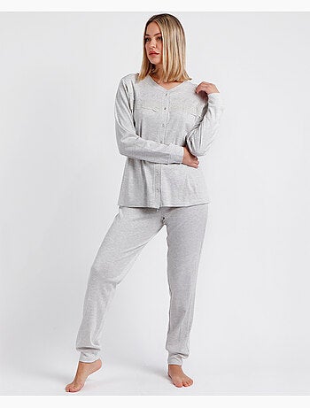ADMAS CLASSIC Pijama Abierto Manga Larga Winter Classic para Mujer