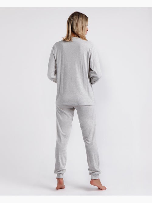 ADMAS CLASSIC Pijama Abierto Manga Larga Winter Classic para Mujer - Kiabi ADMAS CLASSIC Pijama Abierto Manga Larga Winter Classic para Mujer - Kiabi