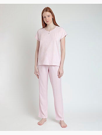 ADMAS CLASSIC Pijama Manga Corta Classic Spiga para Mujer