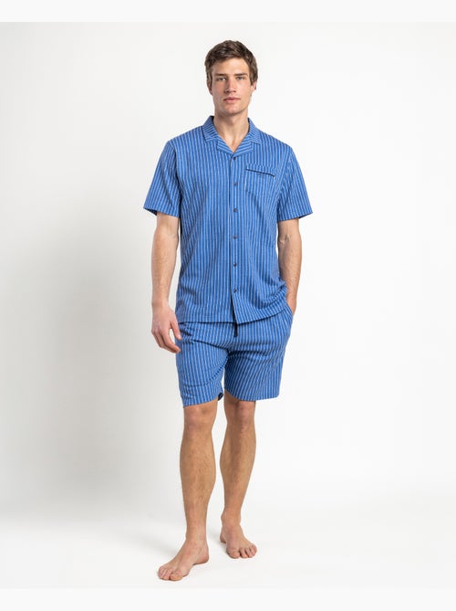 ADMAS CLASSIC Pijama Manga Corta Classic Stripe para Hombre - Kiabi