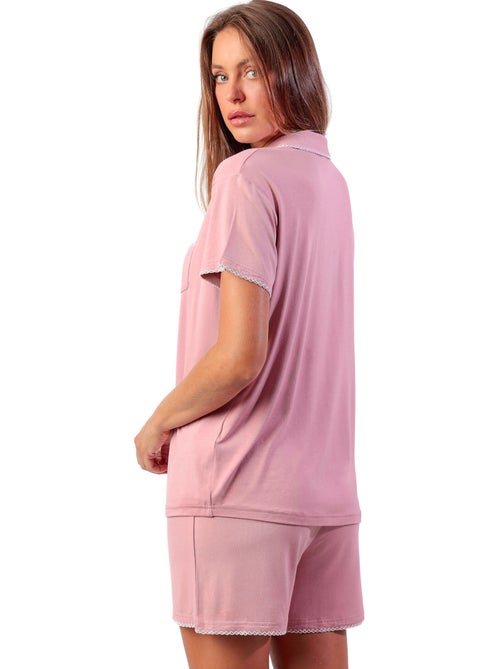 ADMAS CLASSIC Pijama Manga Corta Classic Summer para Mujer - Kiabi ADMAS CLASSIC Pijama Manga Corta Classic Summer para Mujer - Kiabi