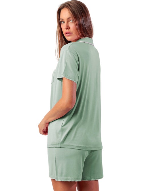 ADMAS CLASSIC Pijama Manga Corta Classic Summer para Mujer - Kiabi ADMAS CLASSIC Pijama Manga Corta Classic Summer para Mujer - Kiabi