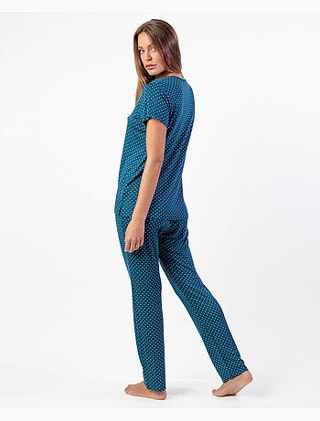 ADMAS CLASSIC Pijama Manga Corta Dots Lace para Mujer