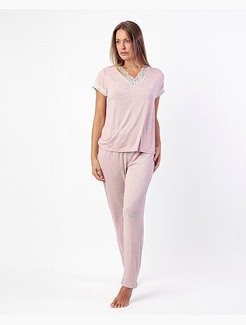 ADMAS CLASSIC Pijama Manga Corta Hearts para Mujer