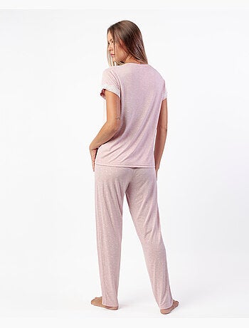 ADMAS CLASSIC Pijama Manga Corta Hearts para Mujer
