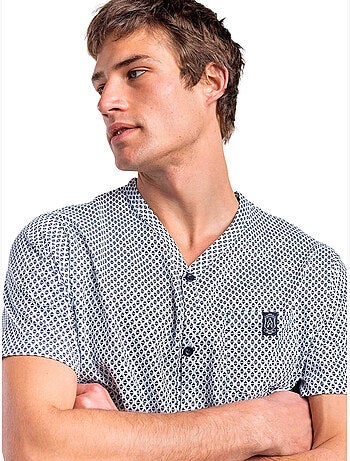 ADMAS CLASSIC Pijama Manga Corta Society para Hombre