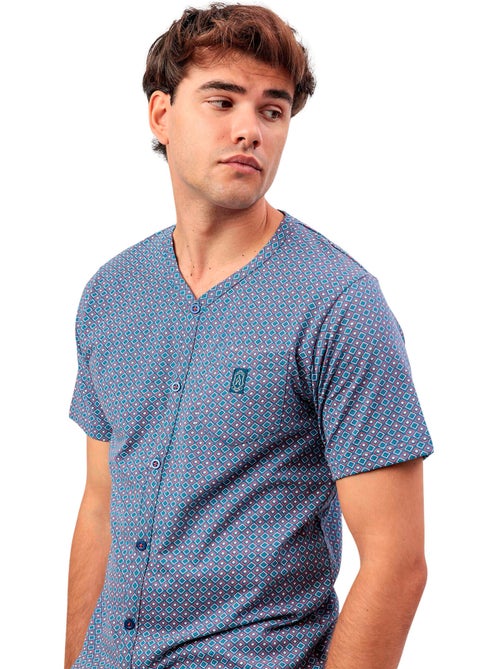 ADMAS CLASSIC Pijama Manga Corta Sterling para Hombre - Kiabi ADMAS CLASSIC Pijama Manga Corta Sterling para Hombre - Kiabi