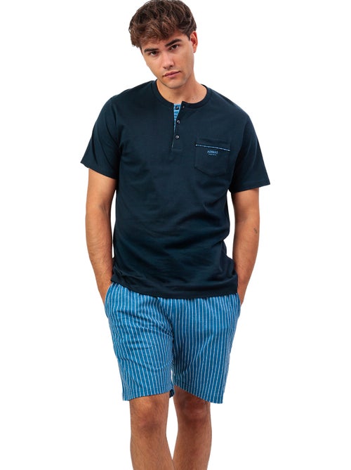 ADMAS CLASSIC Pijama Manga Corta Tapeta Classic Stripe para Hombre - Kiabi