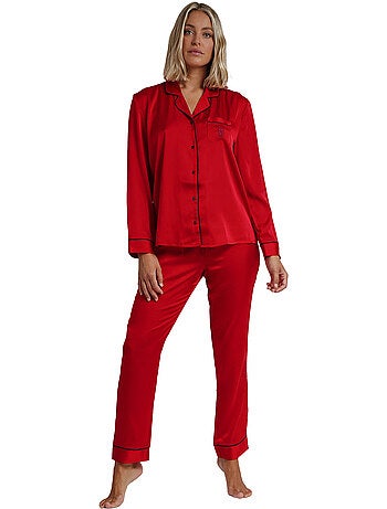 ADMAS CLASSIC Pijama Manga Larga Abierto Classic Christmas para Mujer