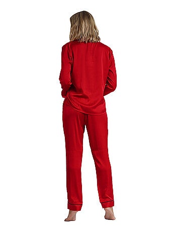 ADMAS CLASSIC Pijama Manga Larga Abierto Classic Christmas para Mujer
