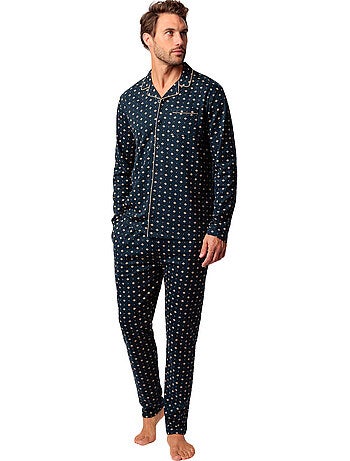 ADMAS CLASSIC Pijama Manga Larga Abierto Classic Tie para Hombre
